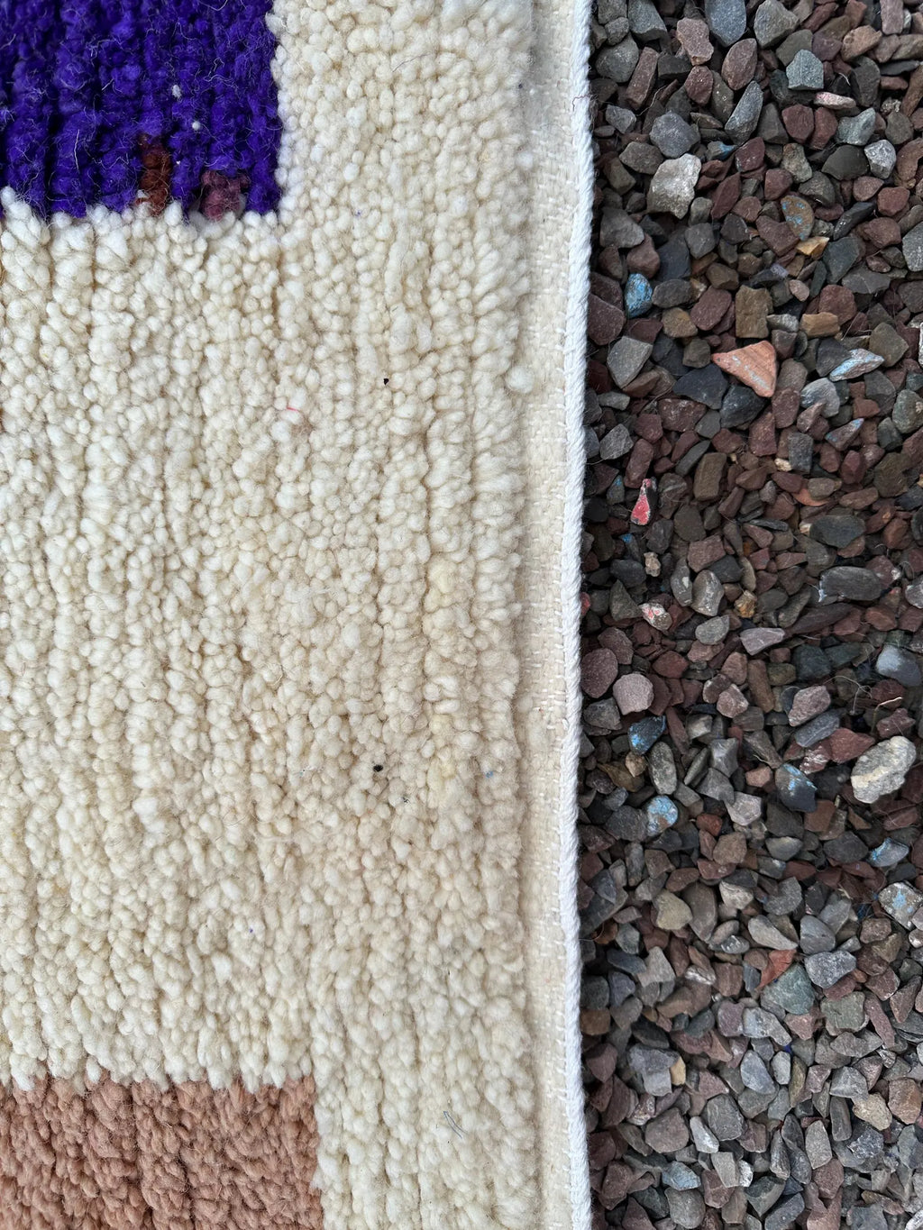 Alfombra Pasillera Bereber "Portal del Atlas" – Lana Natural y Geometría Sagrada