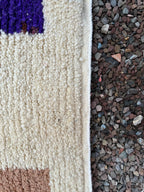 Alfombra Pasillera Bereber "Portal del Atlas" – Lana Natural y Geometría Sagrada