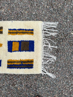 Alfombra Pasillera Bereber "Portal del Atlas" – Lana Natural y Geometría Sagrada